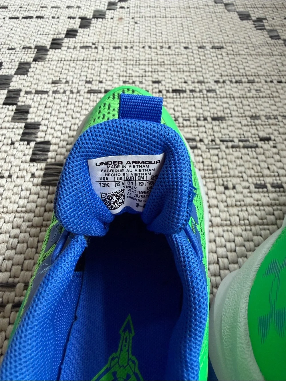 Under Armour kids sneakers